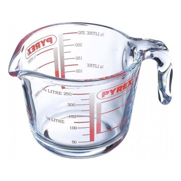 Stiklinis matavimo puodelis PYREX 0,25 l