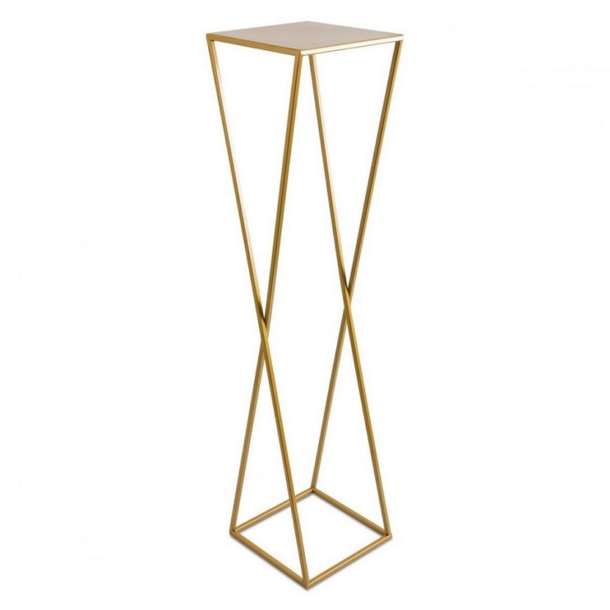 Gėlių stovėklas 100x24 auksinės spalvos