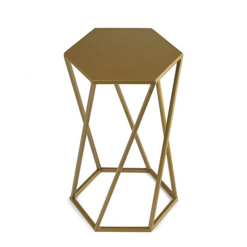 Gėlių stovė 40x24 cm auksinė