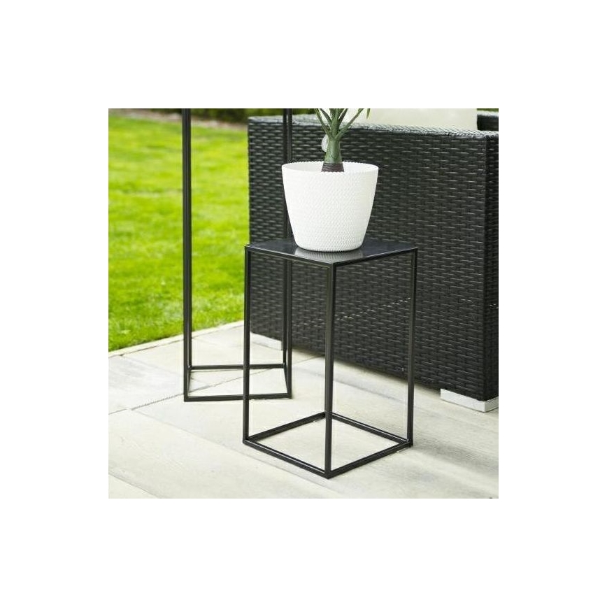Gėlių stovė 40x24 cm juodos spalvos