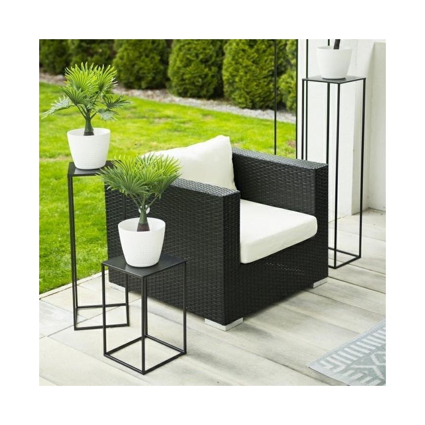 Gėlių stovė 40x24 cm juodos spalvos