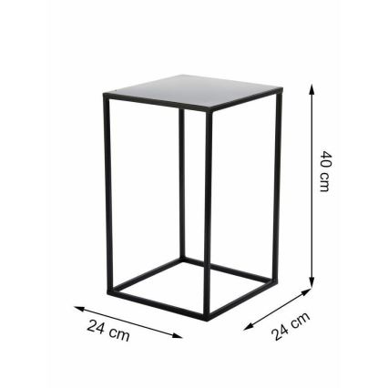 Gėlių stovė 40x24 cm juodos spalvos