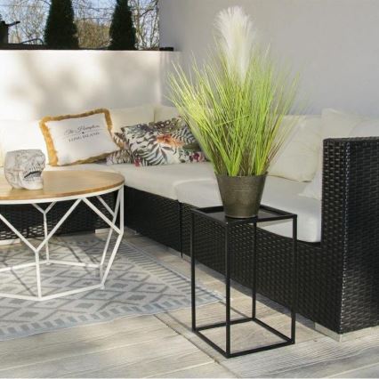 Gėlių stovė 40x24 cm juodos spalvos