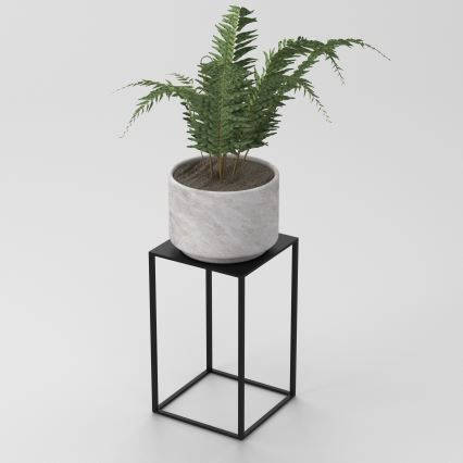 Gėlių stovė 40x24 cm juodos spalvos
