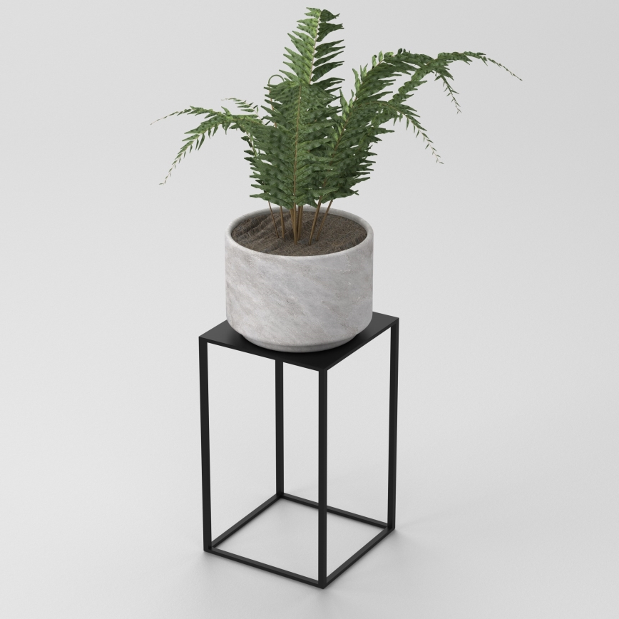 Gėlių stovė 40x24 cm juodos spalvos