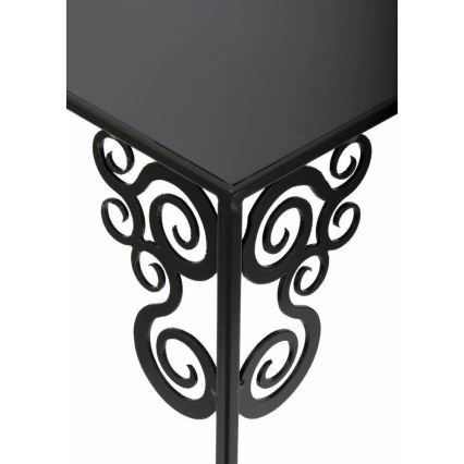 Stovas gėlėms 60x24 cm juodas