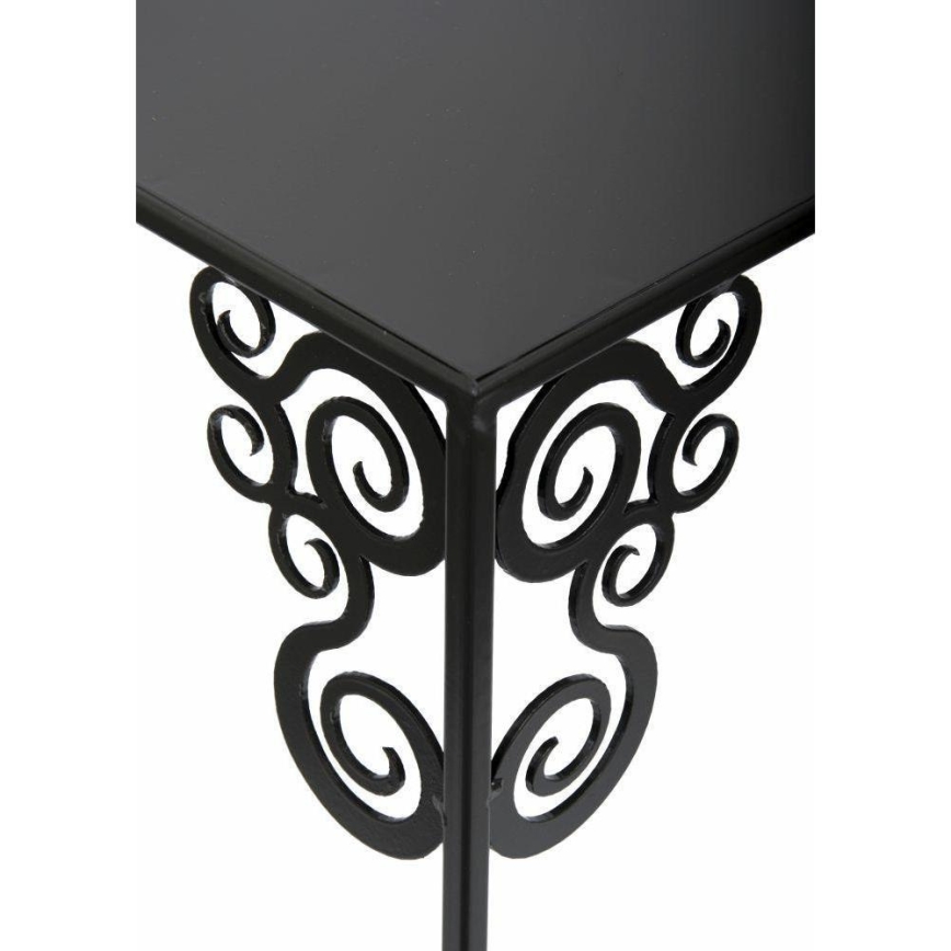 Stovas gėlėms 60x24 cm juodas