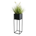 Stovas gėlėms 70x24 cm juodas