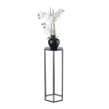 Stovas gėlėms 70x24 cm juodas