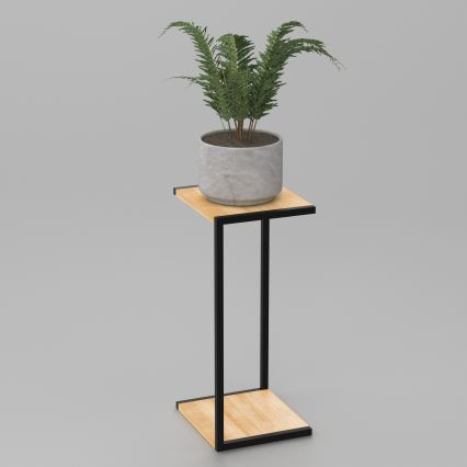 Gėlių stovė 70x30x34 cm juodos spalvos
