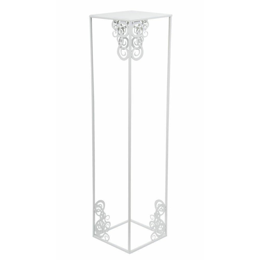 Stovas gėlėms 80x24 cm baltas