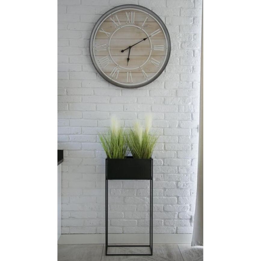 Gėlių stovė 90x44 cm juodos spalvos
