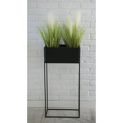 Gėlių stovė 90x44 cm juodos spalvos