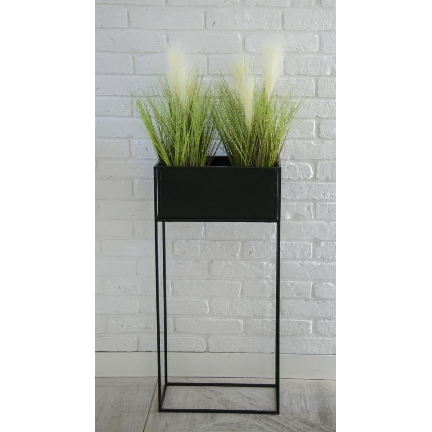 Gėlių stovė 90x44 cm juodos spalvos
