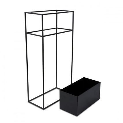 Gėlių stovė 90x44 cm juodos spalvos