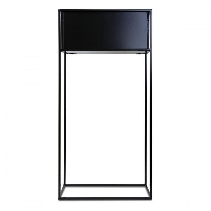 Gėlių stovė 90x44 cm juodos spalvos
