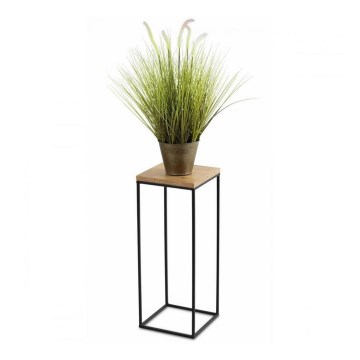 Stovas gėlėms BASICLOFT 60x24 juoda/ruda