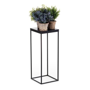 Stovas gėlėms BASICLOFT 60x24 juodas