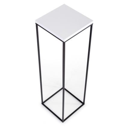 Stovas gėlėms BASICLOFT 80x24 juoda/balta