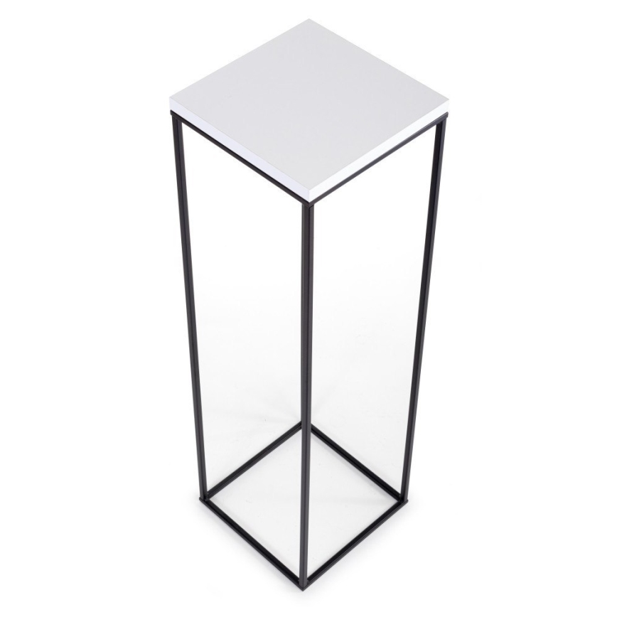 Stovas gėlėms BASICLOFT 80x24 juoda/balta