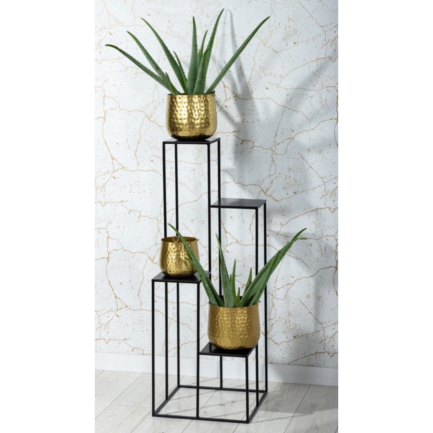 Stovas gėlėms KASKADA 110x40 juodas