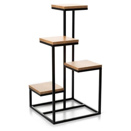 Stovas gėlėms KASKADA 79x40 juoda/ruda