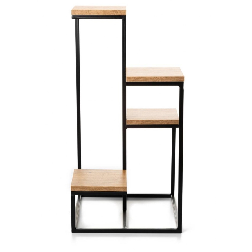 Stovas gėlėms KASKADA 79x40 juoda/ruda