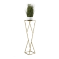 Stovas gėlėms LOFT 100x23,5 cm auksinis
