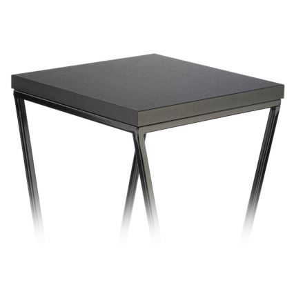Stovas gėlėms LOFT 100x24 cm juodas