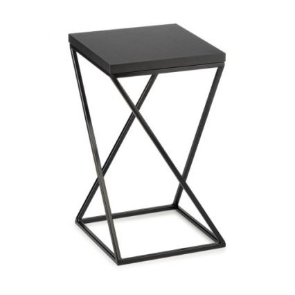 Stovas gėlėms LOFT 40x24 cm juodas