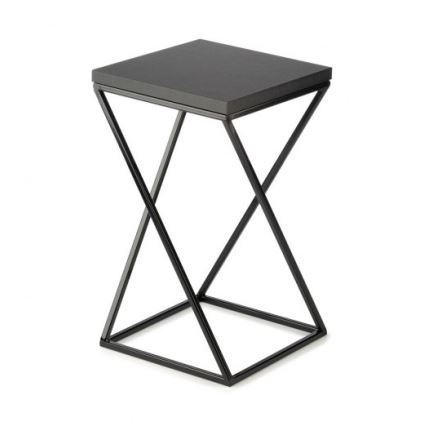 Stovas gėlėms LOFT 40x24 cm juodas