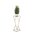 Stovas gėlėms LOFT 70x23,5 cm auksinis