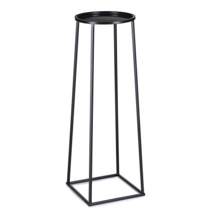 Stovas gėlėms LOFT 70x24 cm juodas