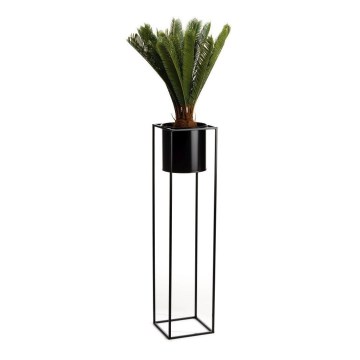 Stovas gėlėms RING 100x23 cm juodas