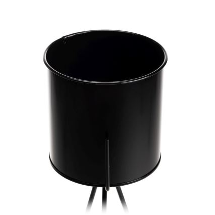 Stovas gėlėms TRIPOD 110x25 cm juodas