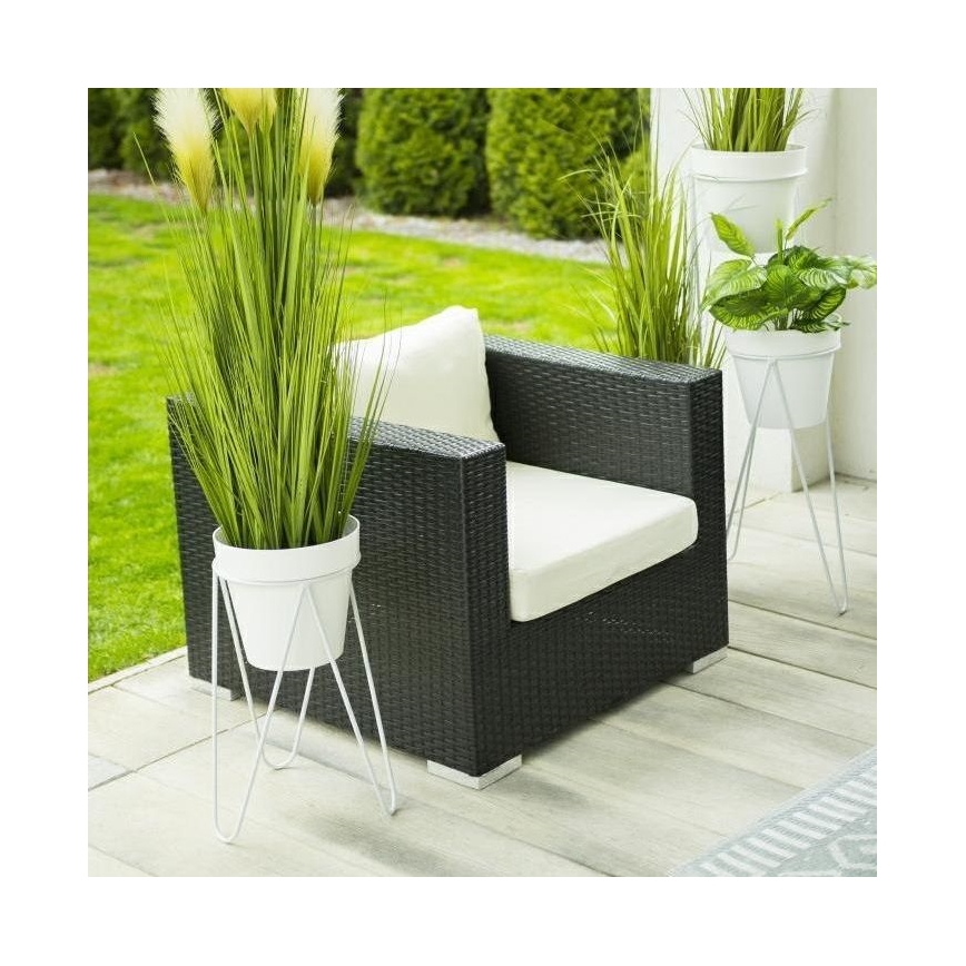 Stovas vazonui LOFT 50x30 cm baltas