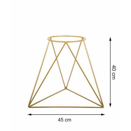 Stovas vazonui TRIANGL 40x45 cm aukso