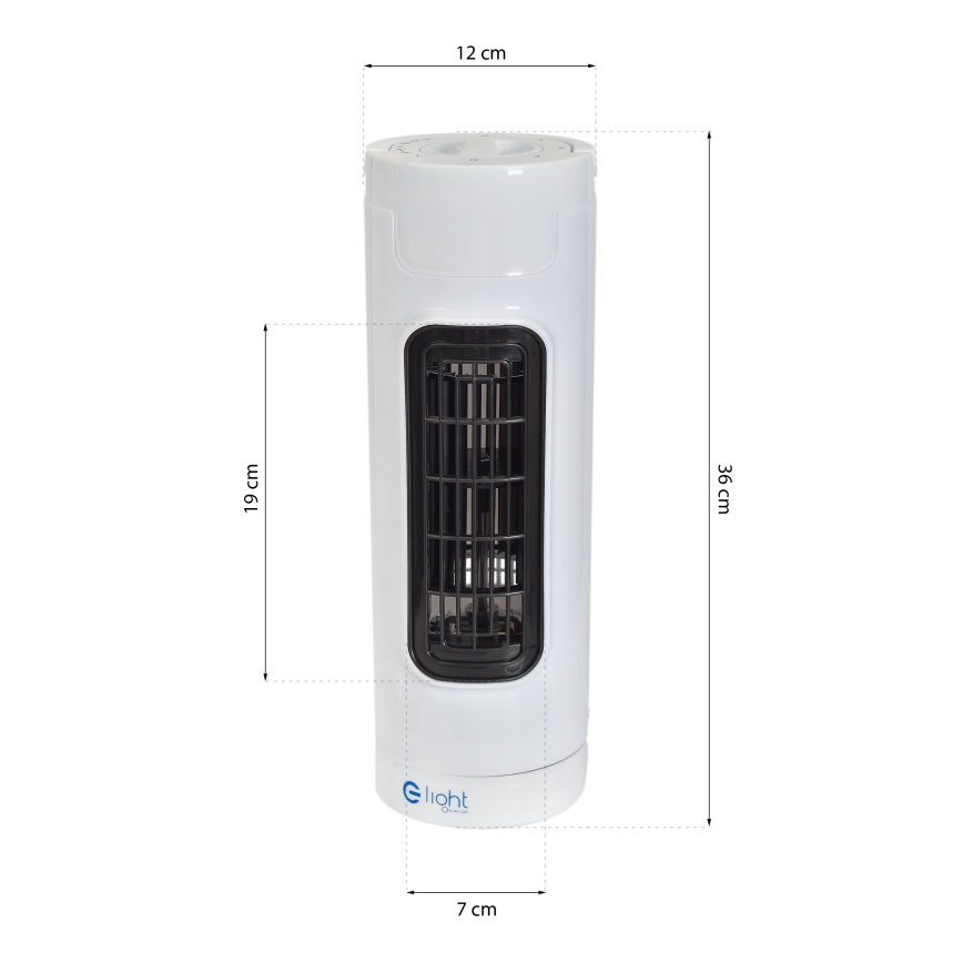Stovintis ventiliatorius TOWER 30W/230V baltas