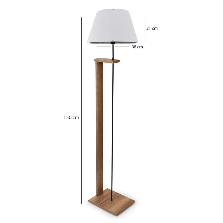 Stovimo lempa AYD 1xE27/40W/230V balta/ruda