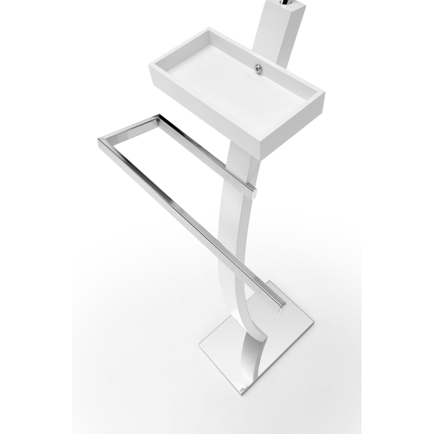 Stovimoji kabykla 117x32 cm balta