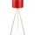 Stovimoji lempa AYD 1xE27/40W/230V raudona/bežinė