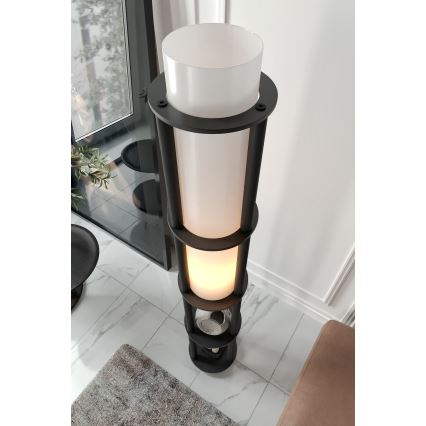 Stovinčios lempos su lentynomis NOTO 1xE27/40W/230V juoda