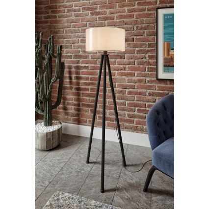 Stovinti lampa AYD 1xE27/40W/230V juoda/balta