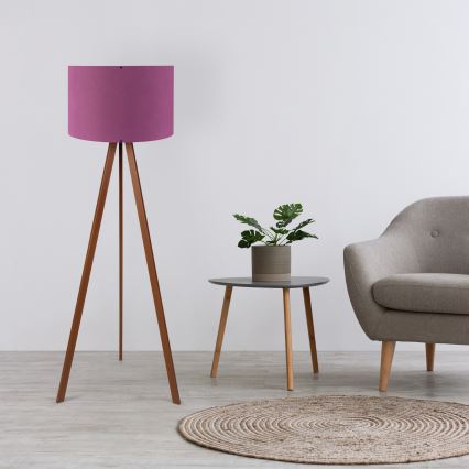 Stovinti lempa AYD 1xE27/40W/230V violetinė/ruda