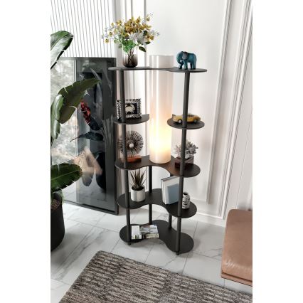 Stovinti lemputė su lentynomis NOTO 1xE27/40W/230V juoda