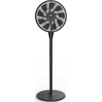 Stovintis ventiliatorius 25W/230V skersmuo 40 cm juodas + nuotolinis valdymas