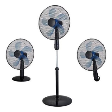 Stovintis ventiliatorius 3 viename 50W/230V juodas