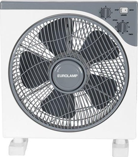 Stovintis ventiliatorius 45W/230V diametras 37 cm baltas/pilkas