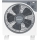 Stovintis ventiliatorius 45W/230V diametras 37 cm baltas/pilkas