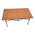 Stovyklavietės stalas su ritininiu stalviršiu 54x93 cm
